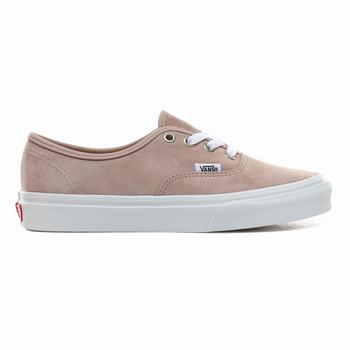 Damske Tenisky Vans Pig Suede Authentic Siva/Biele VA09LNJYD